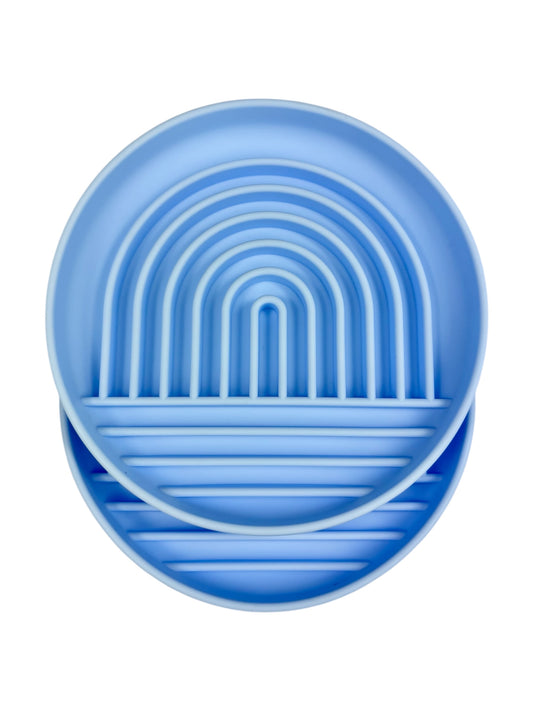 COMEDERO SILICONA AZUL