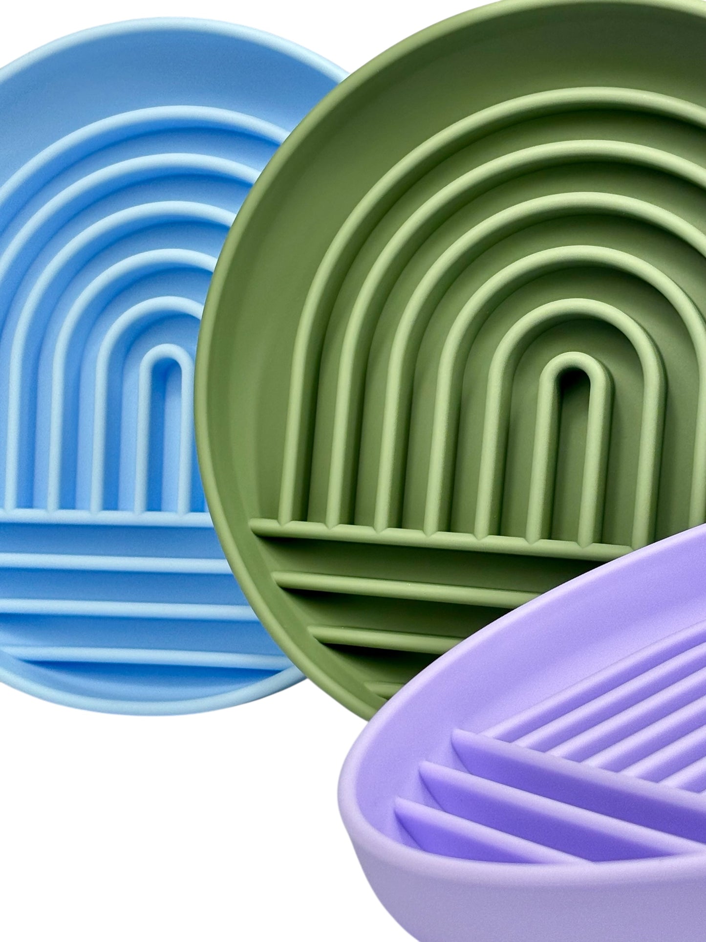 COMEDERO SILICONA AZUL